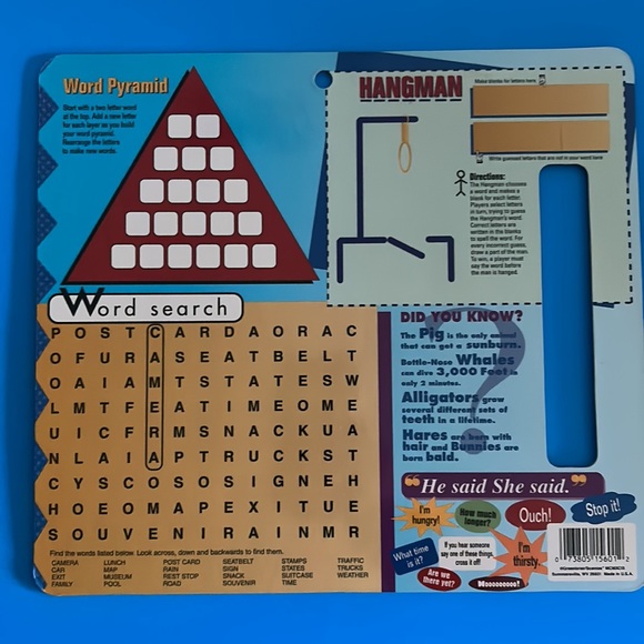 Bundle of 3 Double Sided Dry Erase - Games Learning Boards - Home School - Picture 8 of 11